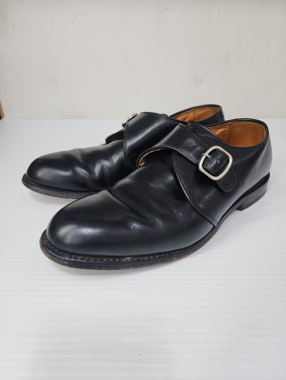 Allen Edmonds Garner Single Monk Strap Shoes